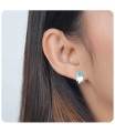 Kids Stud Earring Cute Jellyfish STE-234